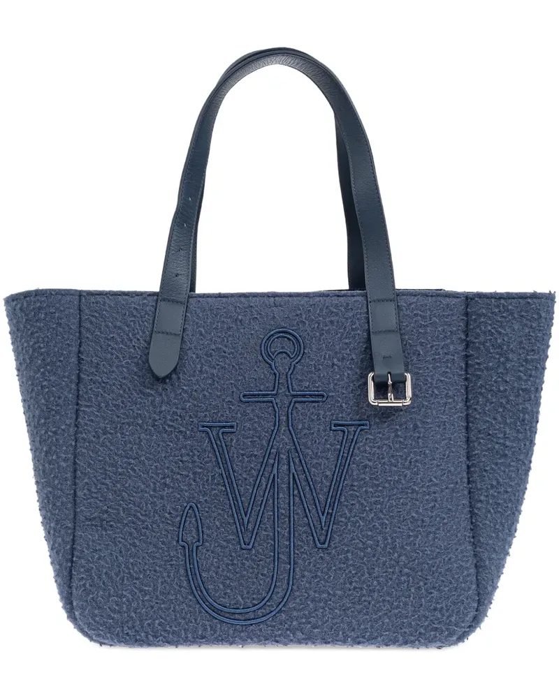 J.W.Anderson Tote Bag mit Logo-Stickerei - Blau Blau