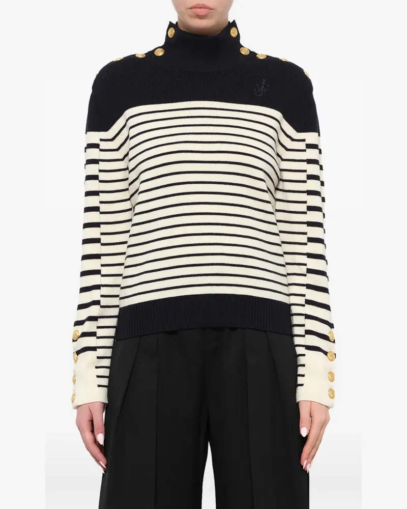 J.W.Anderson Pullover mit Querstreifen - Blau Blau