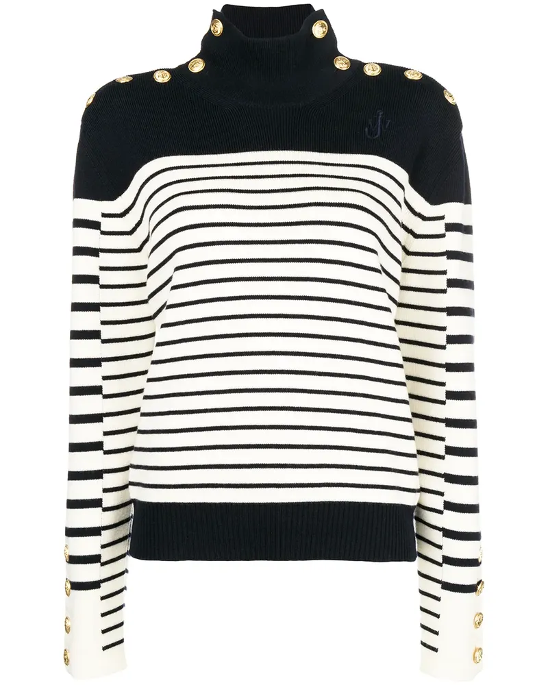 J.W.Anderson Pullover mit Querstreifen - Blau Blau