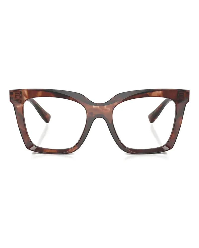 Dolce & Gabbana Brille im Cat-Eye-Design - Rot Rot