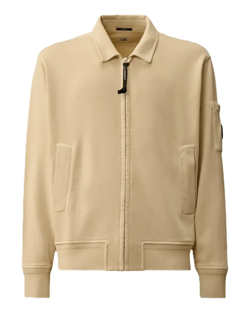 C.P. Company Sweatshirt mit Reißverschluss - Nude Nude