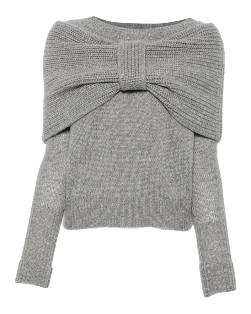 Ermanno Scervino Pullover mit Schleifendetail - Grau Grau