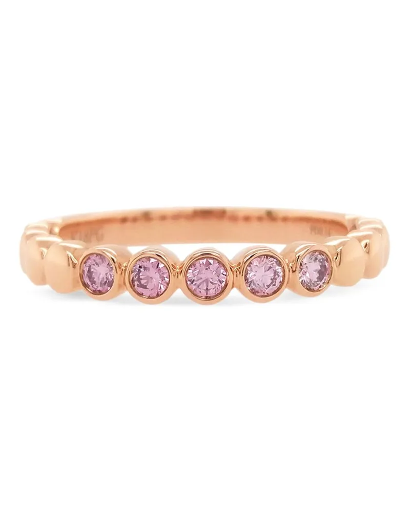 HYT Jewelry 18kt Rotgoldring mit Diamant Gold