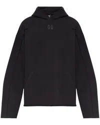 44 LABEL GROUP Hoodie mit Logo-Stickerei Schwarz