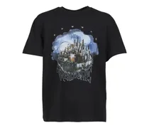 graphic-print T-shirt - Schwarz