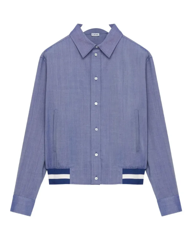 Loewe Bomberjacke mit Logo - Blau Blau