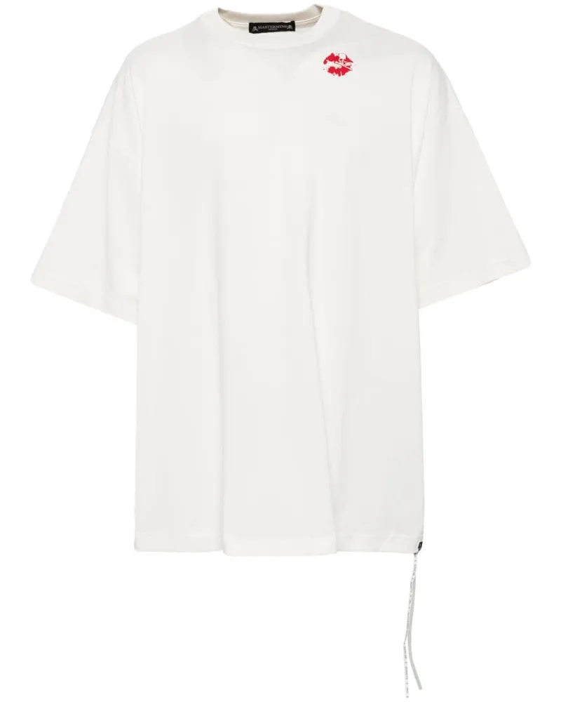 Mastermind World Lip Ls T-Shirt - Weiß Weiß