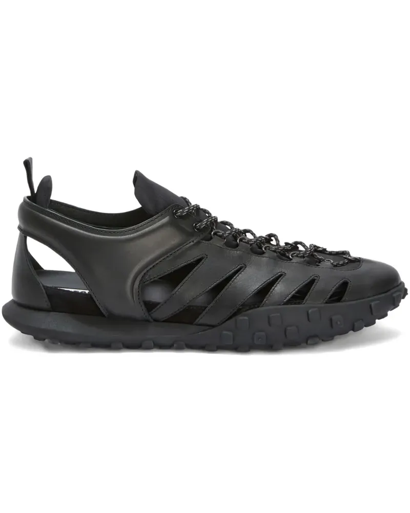 Jil Sander Moon Sneakers - Schwarz Schwarz