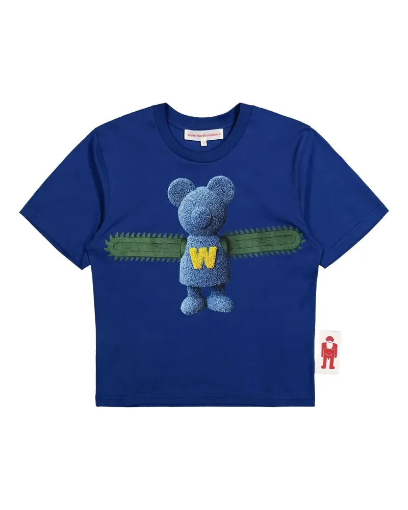 Walter van Beirendonck Bear Micro T-Shirt - Blau Blau