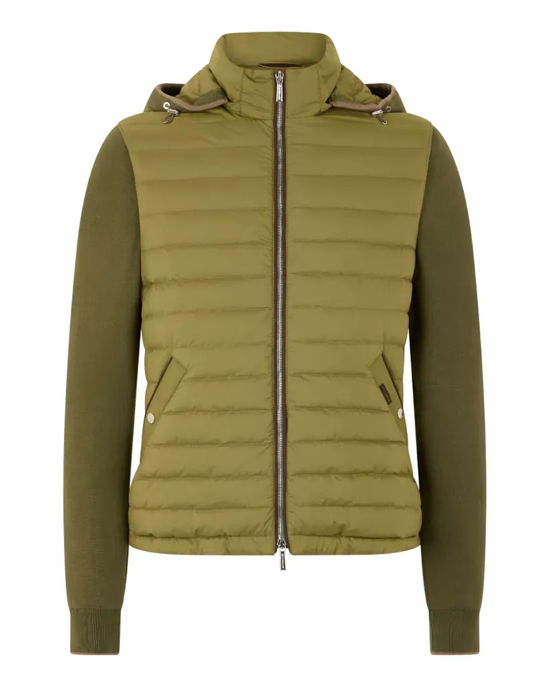 MOORER hooded padded jacket - Grün Grün