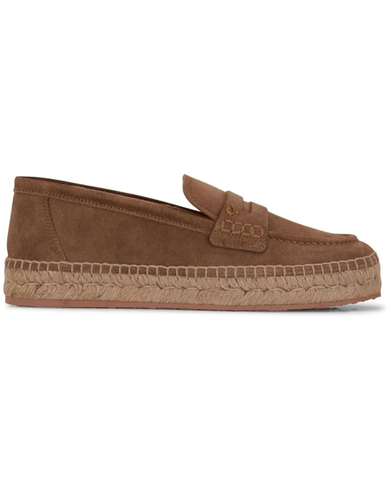Gianvito Rossi Lido Espadrilles aus Wildleder - Braun Braun