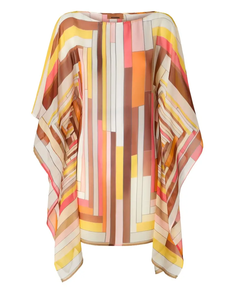 Missoni Minikleid mit Muster - Braun Braun