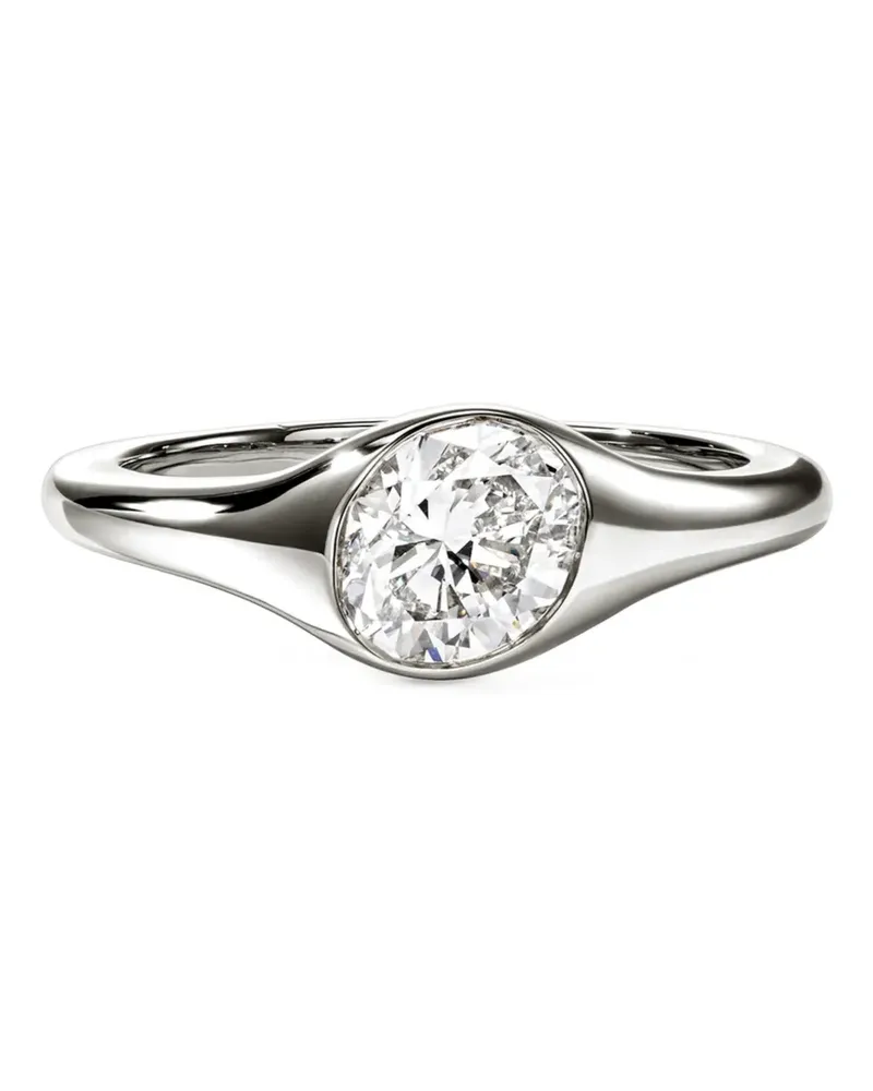 John Hardy Lovestruck™ sterling silver diamond ring - Silber Silber