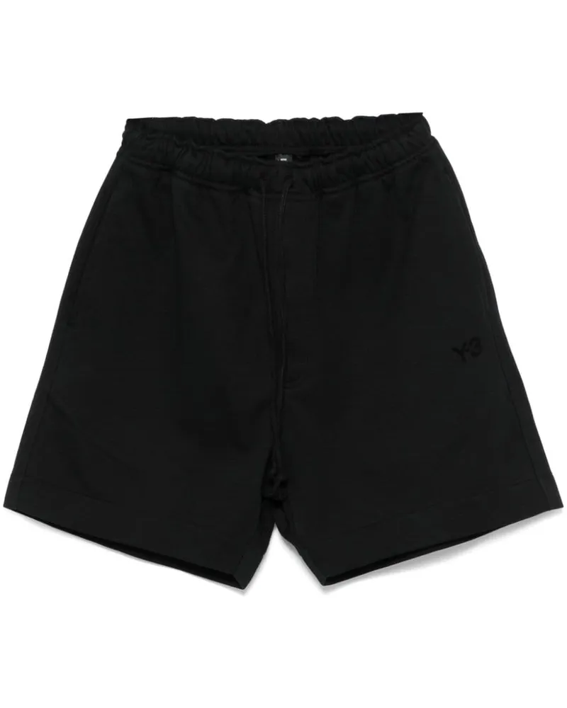 Y-3 Frottee-Joggingshorts - Schwarz Schwarz
