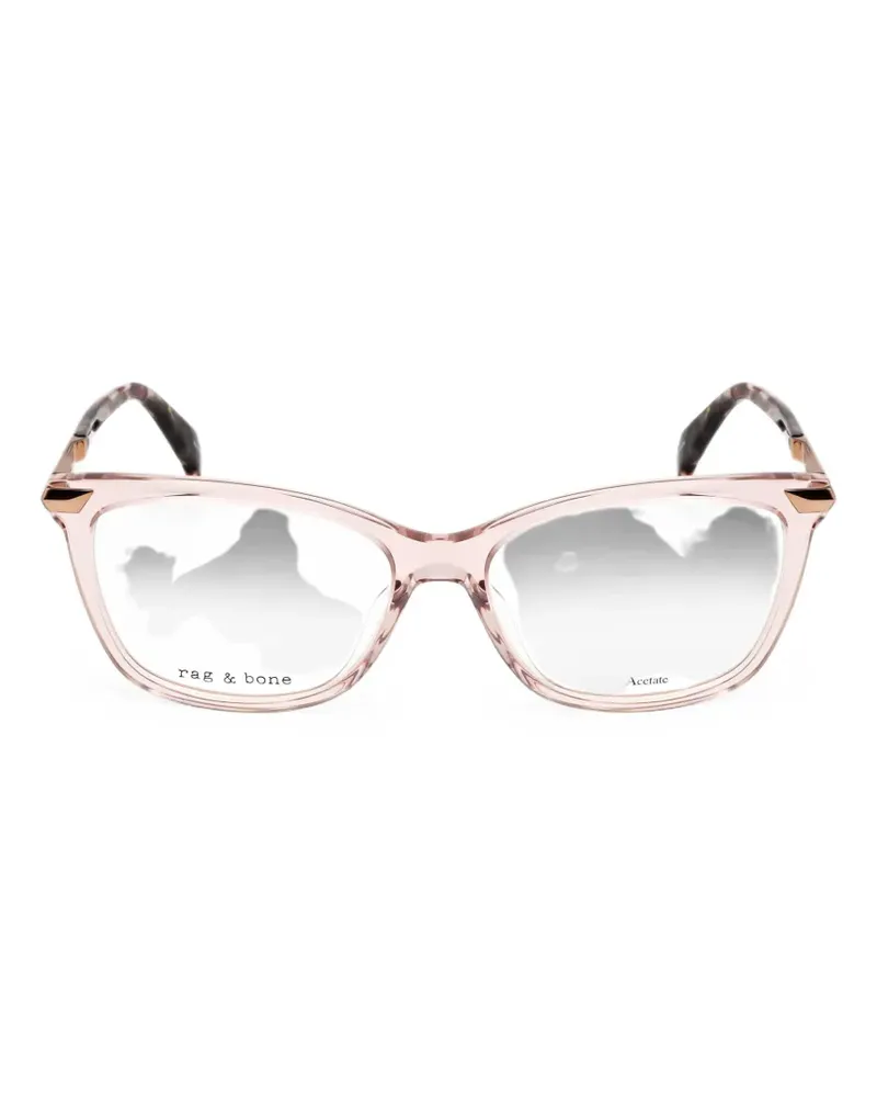 Rag & Bone cat-eye frame glasses - Nude Nude