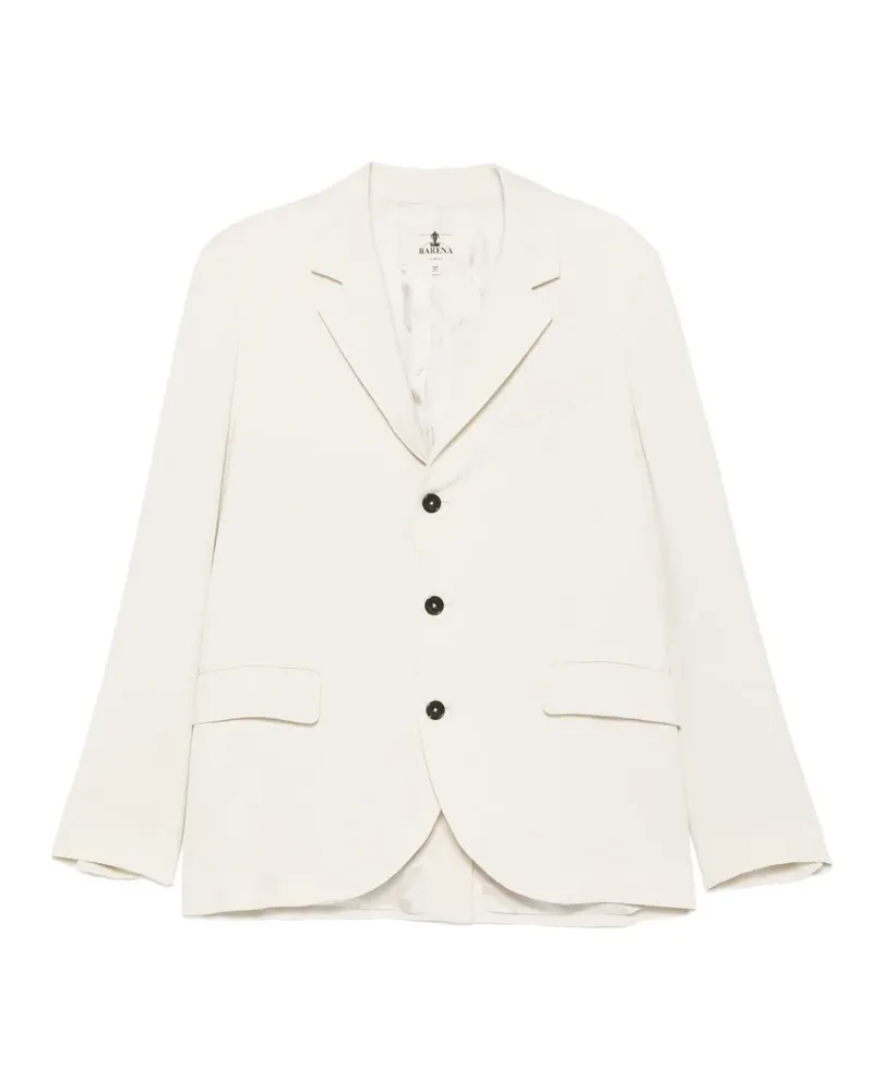 BARENA buttoned notched blazer - Nude Nude