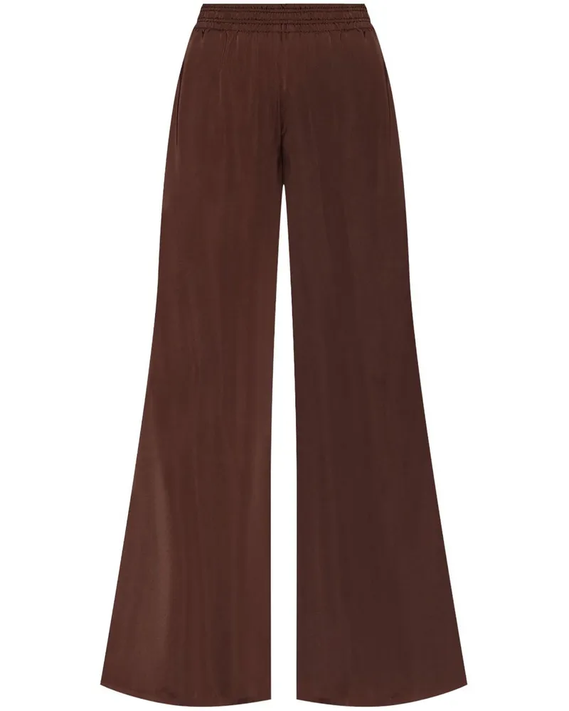 Fabiana Filippi Palazzohose mit weitem Bein - Braun Braun