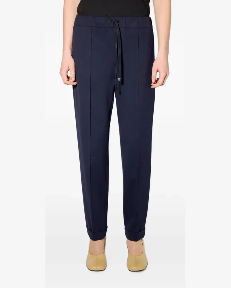 Liviana Conti Biesen-Hose mit Kordelzug - Blau Blau