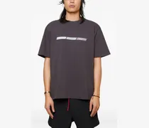 T-Shirt mit Logo-Detail - Grau