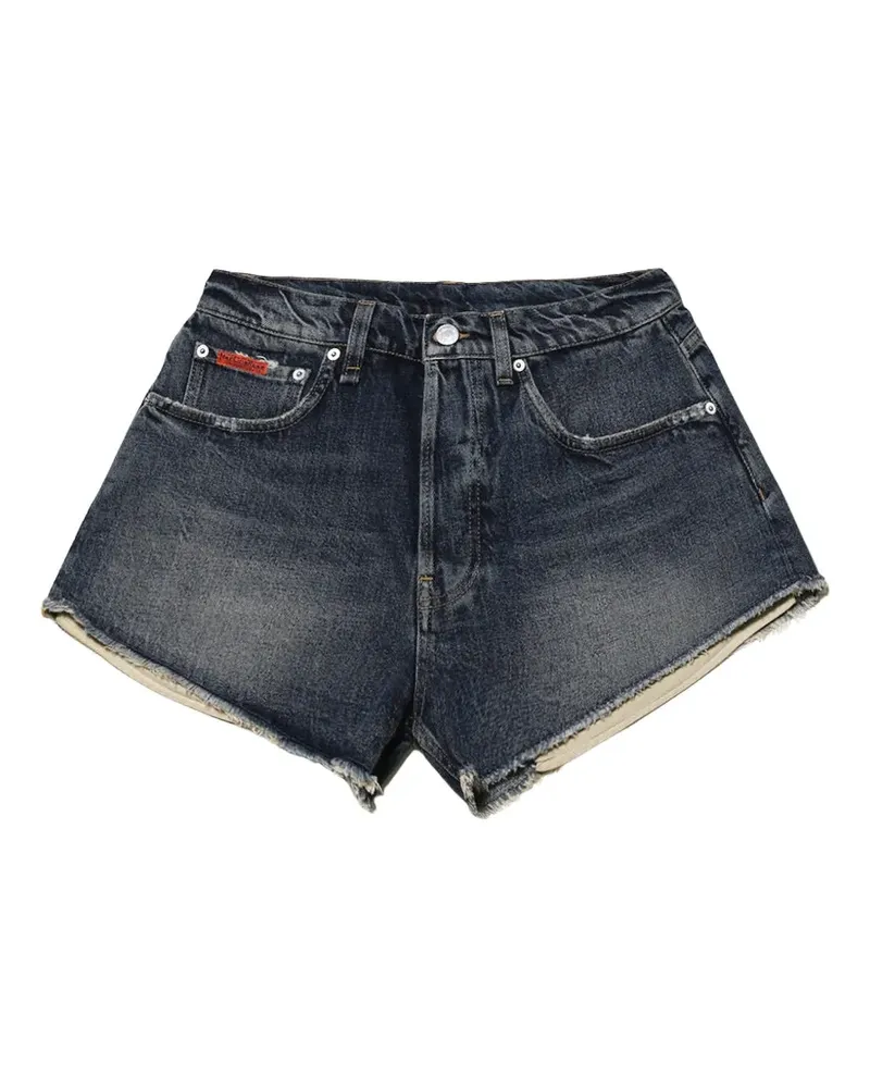 Martine Rose frayed denim shorts - Blau Blau