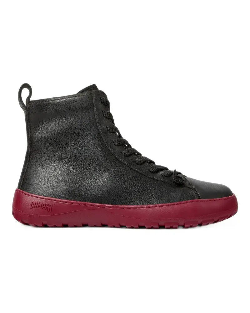 Camper Stiefeletten mit Schnürung - Schwarz Schwarz