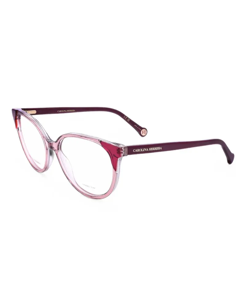 Carolina Herrera New York geometric-frame glasses - Rosa Rosa