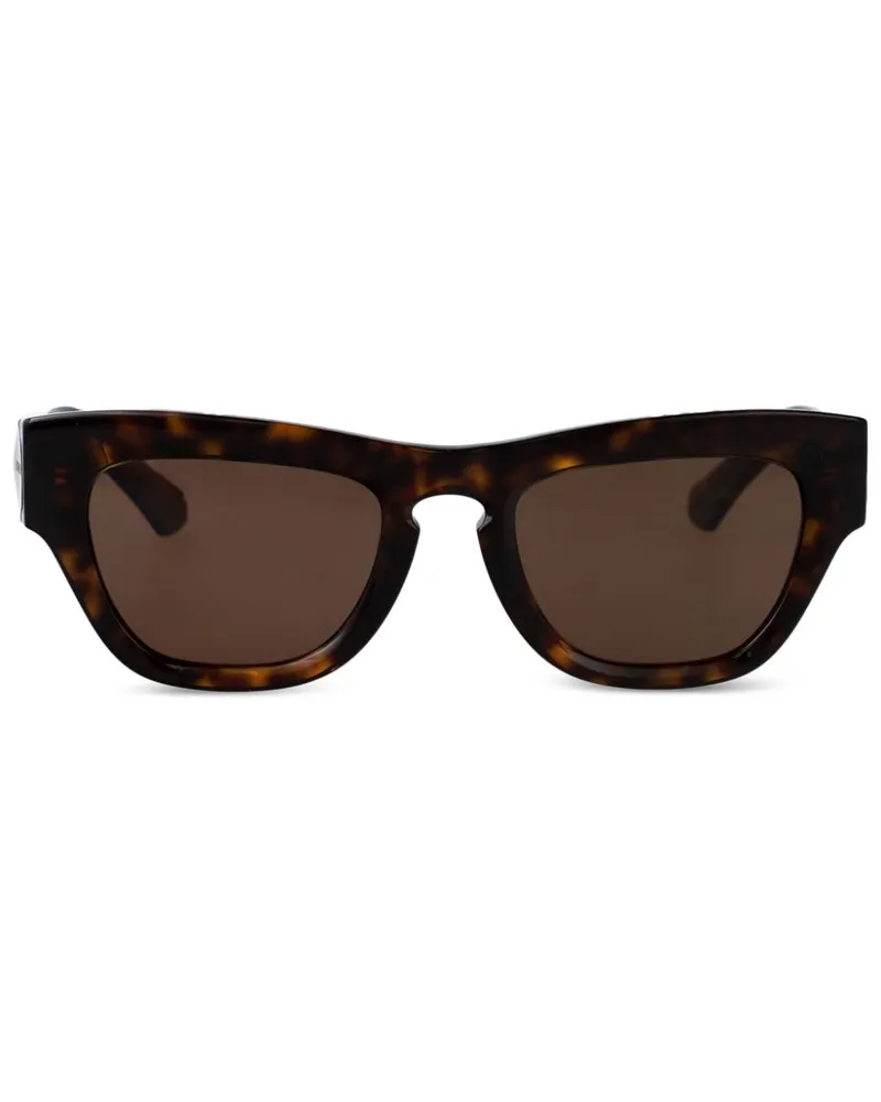 Burberry Sonnenbrille mit eckigem Gestell - Braun Braun