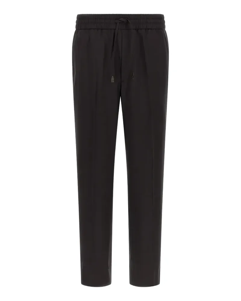 Brioni Asolo Hose mit Kordelzug - Schwarz Schwarz