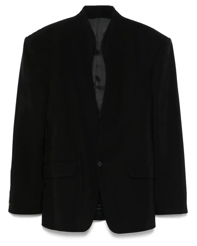 Thierry Mugler Jacke aus Twill - Schwarz Schwarz