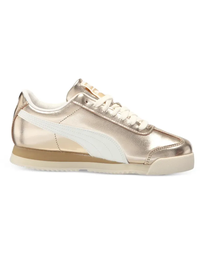 Puma Chrome Palermo Sneakers mit Logo-Detail - Gold Gold