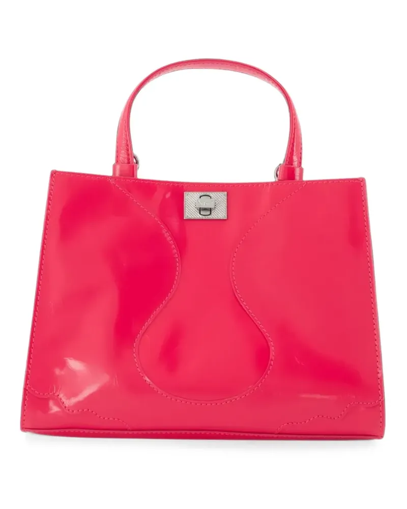 Zadig & Voltaire Mini Jack Tasche aus Lackleder - Rosa Rosa