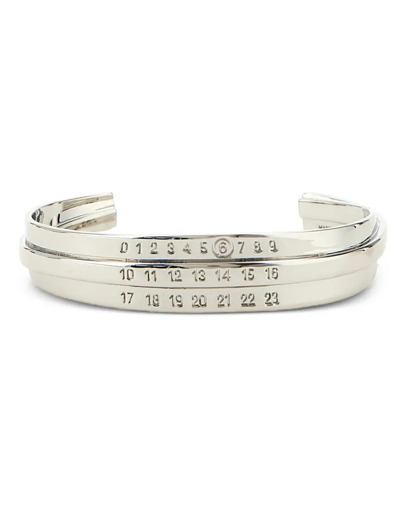 Maison Margiela Armspange mit Gravur - Silber Silber