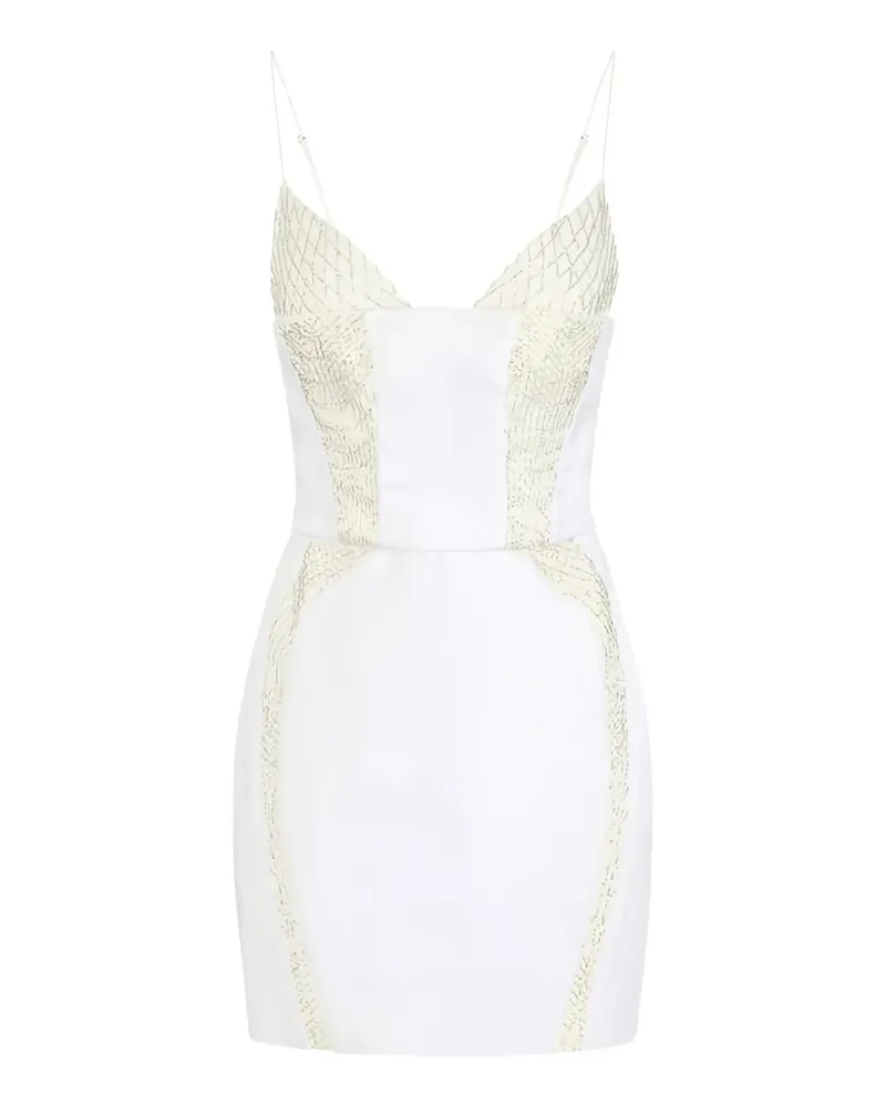 Elisabetta Franchi sleeveless mini dress - Weiß Weiß