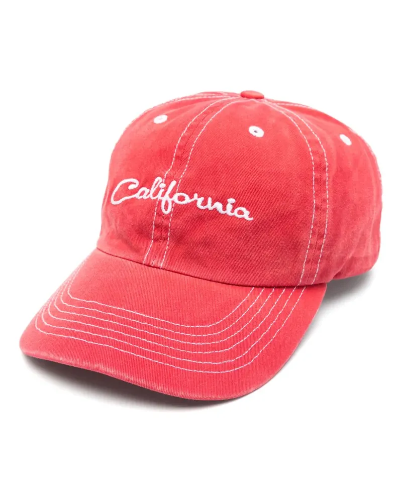 ERL Baseballkappe mit Logo-Stickerei - Rot Rot