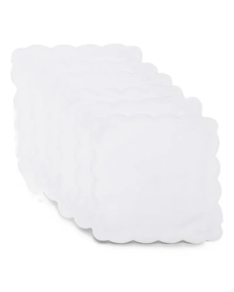 Bambah Eid Doily Servietten (6er-Set) - Weiß Weiß