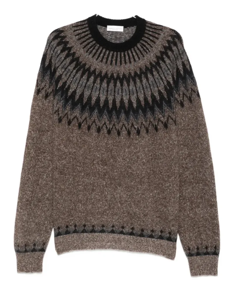 Roberto Collina long-sleeve sweater - Braun Braun