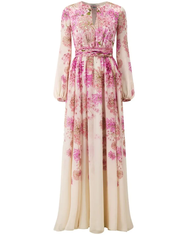 Giambattista Valli Saint-Rémy Maxikleid aus Seide - Rosa Rosa