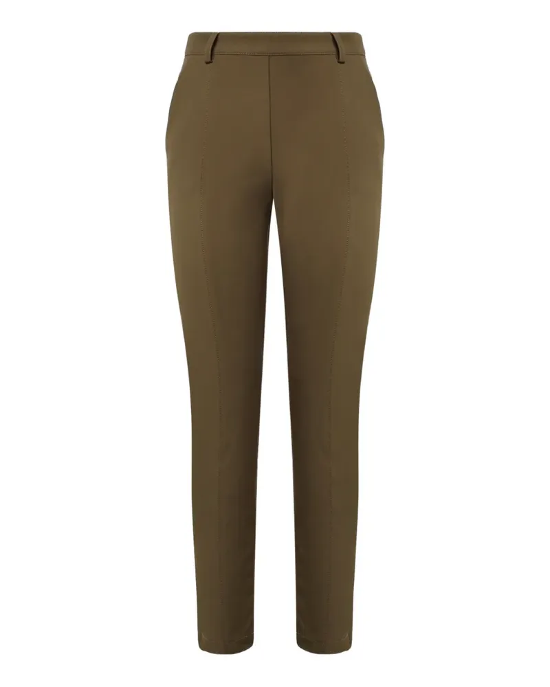 Pinko seam-detail belt-loop trousers - Grün Grün