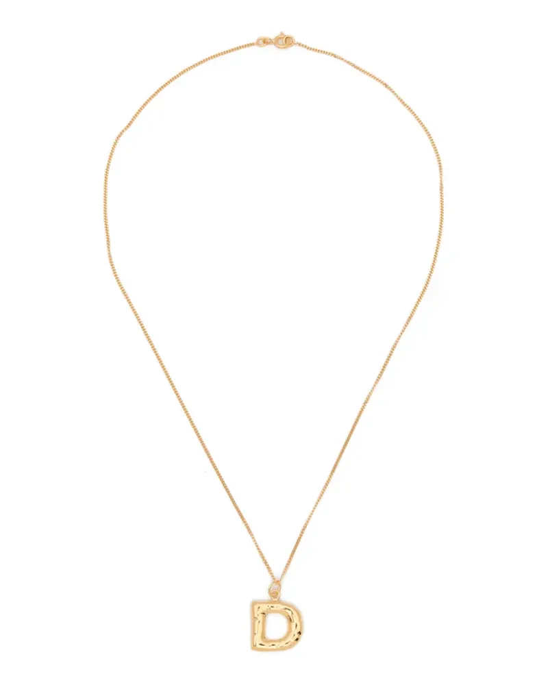 Completedworks D-pendant necklace - Gold Gold