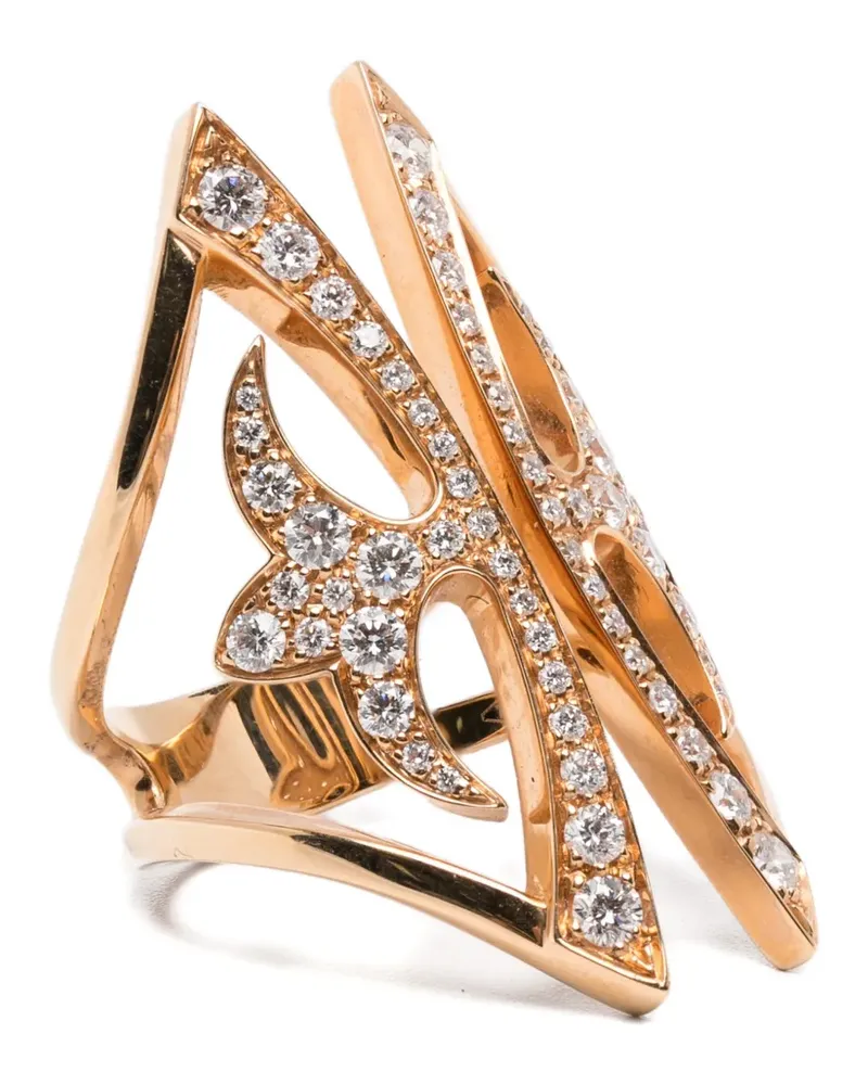 ANAPSARA diamond rose gold ring - Rosa Rosa