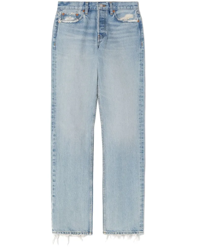RE/DONE Easy Jeans mit geradem Bein - Blau Blau