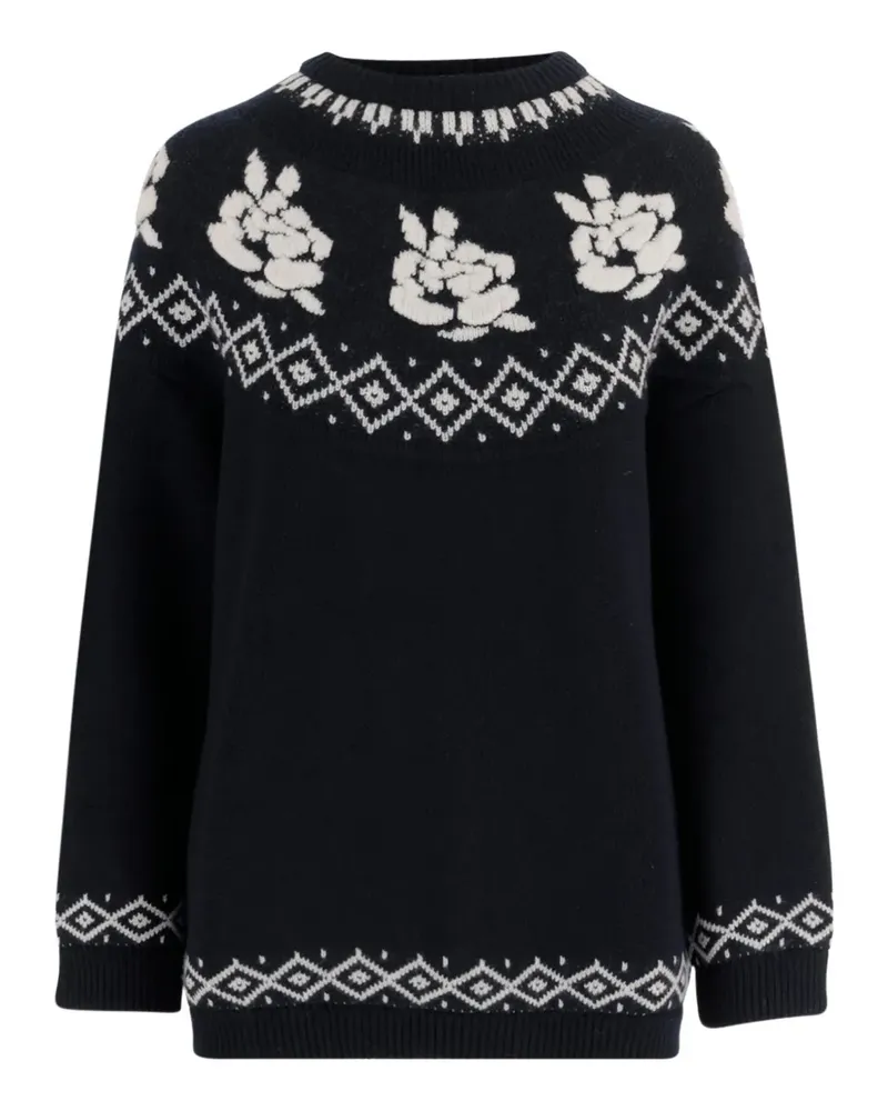 Magda Butrym intarsia-knit sweater - Blau Blau
