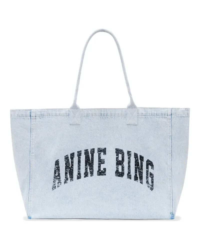 Anine Bing Leo Jeans-Tote Bag - Blau Blau