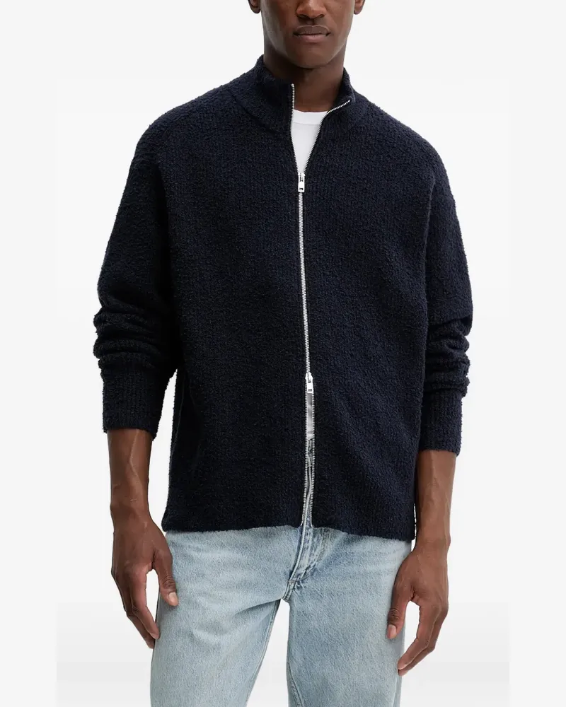 Filippa K zip-up cardigan - Blau Blau