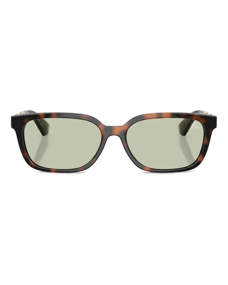 Burberry Havana Sonnenbrille mit eckigem Gestell - Braun Braun