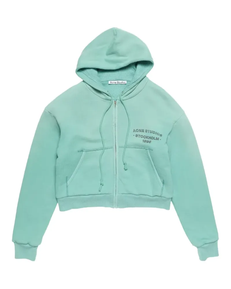 Acne Studios zip hoodie - Grün Grün