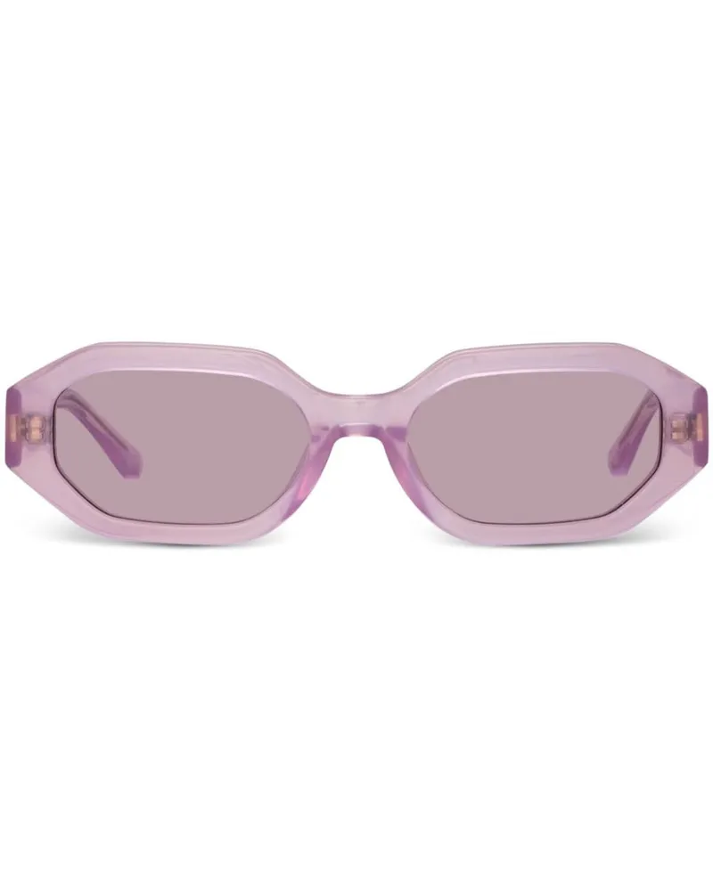 Linda Farrow x The Attico Irene Sonnenbrille Violett