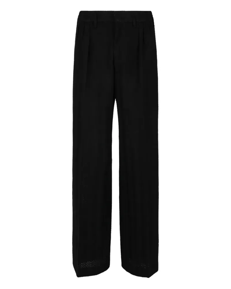 Missoni Hose mit Chevron-Muster - Schwarz Schwarz