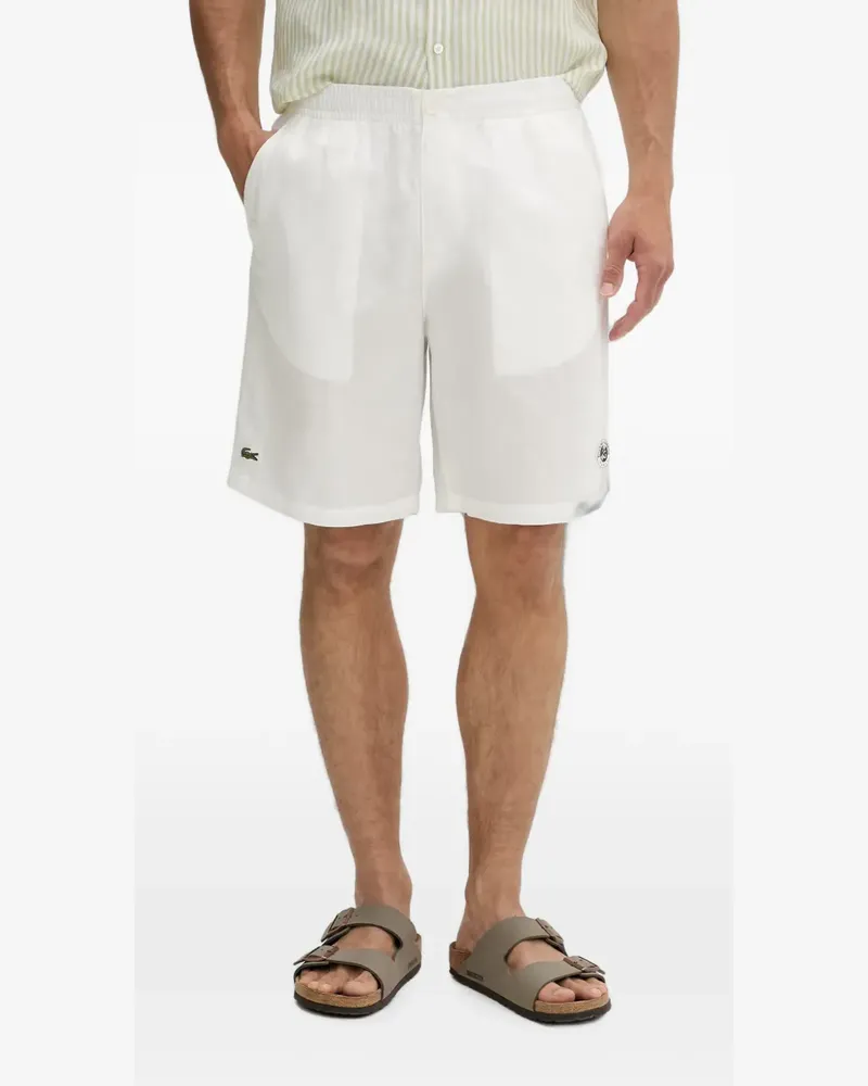 Lacoste elasticated-waist shorts - Weiß Weiß