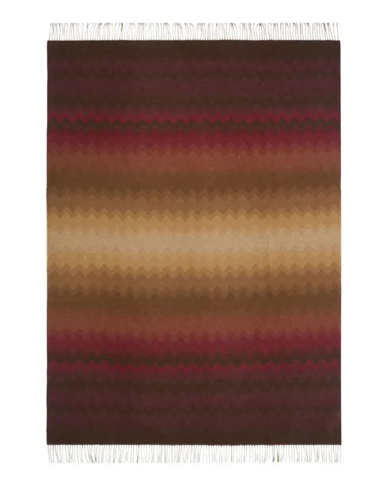 Missoni Anemone Überwurf mit Zickzack-Strickmuster - Braun Braun